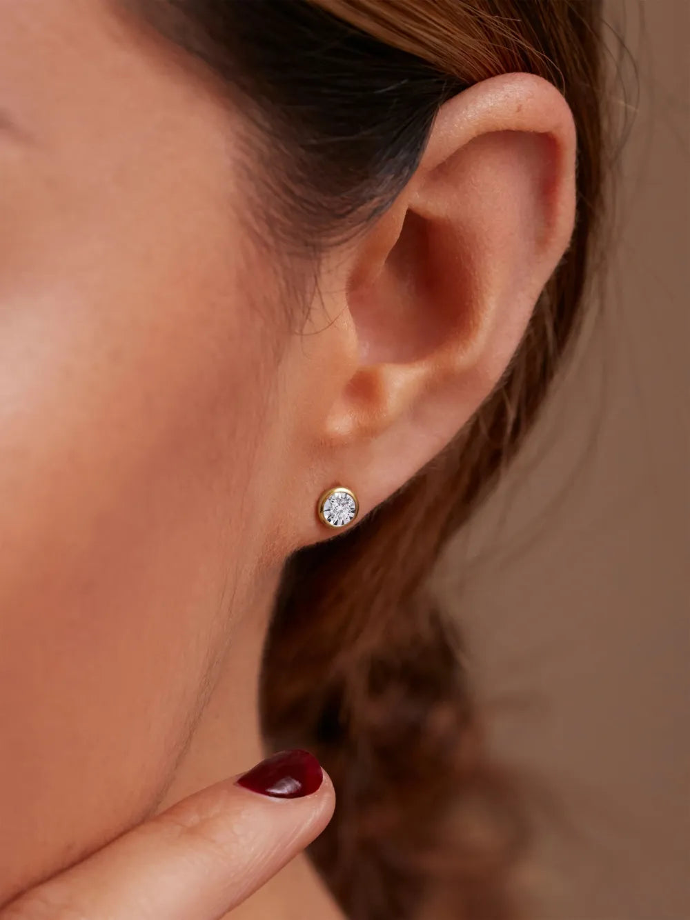 solitaire earrings
