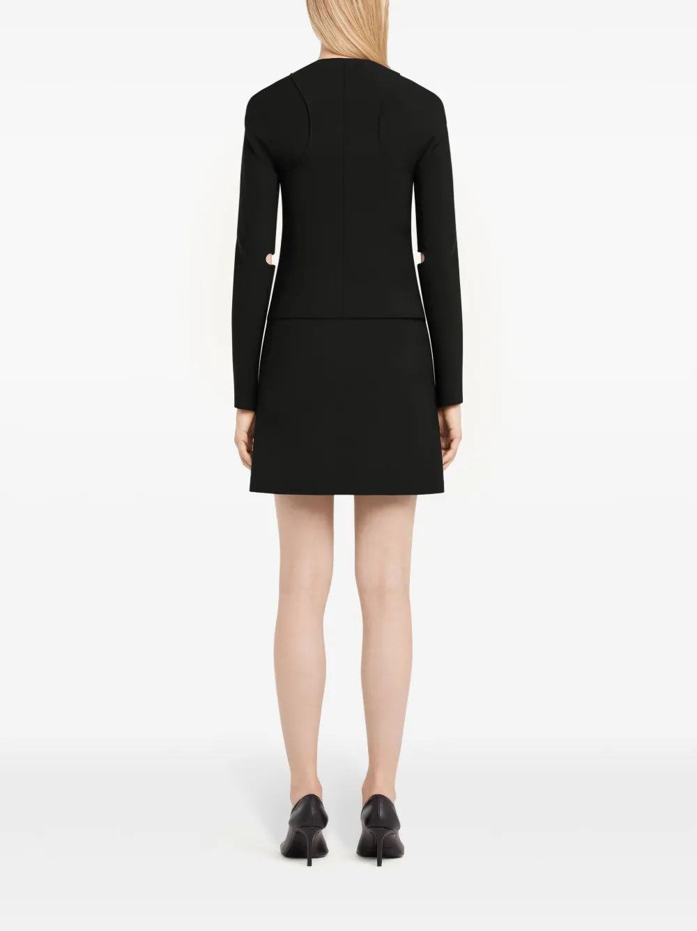 Heritage Clipped mini skirt 