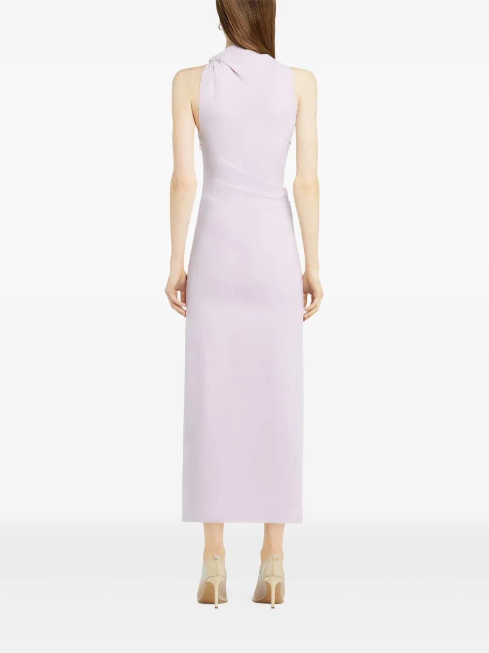 draped maxi dress