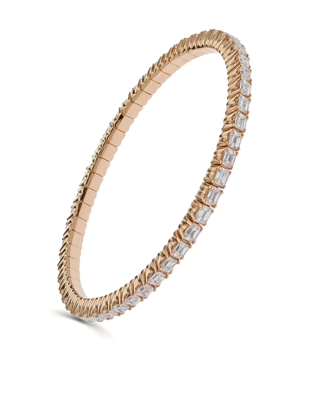 18kt rose gold diamond bracelet