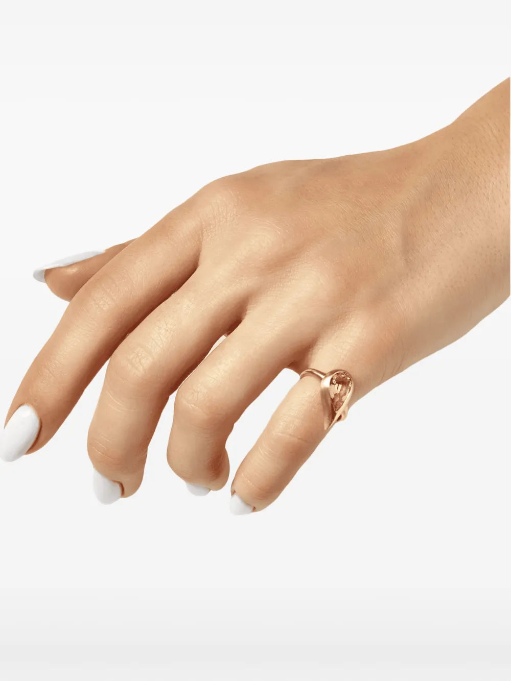 18kt yellow gold Mika sapphire pinky ring