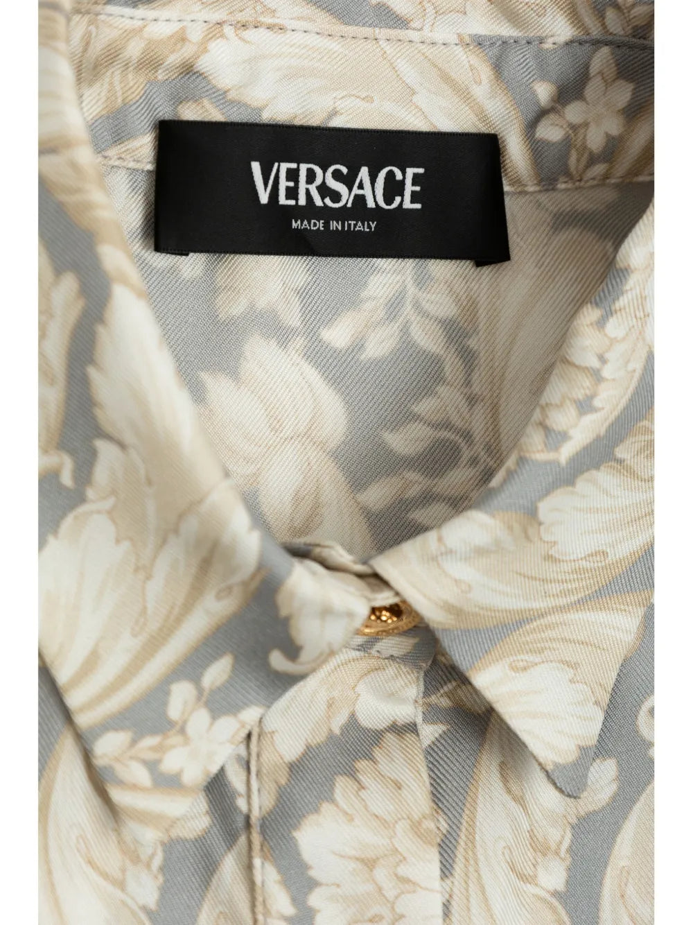 Barocco-print short dress 