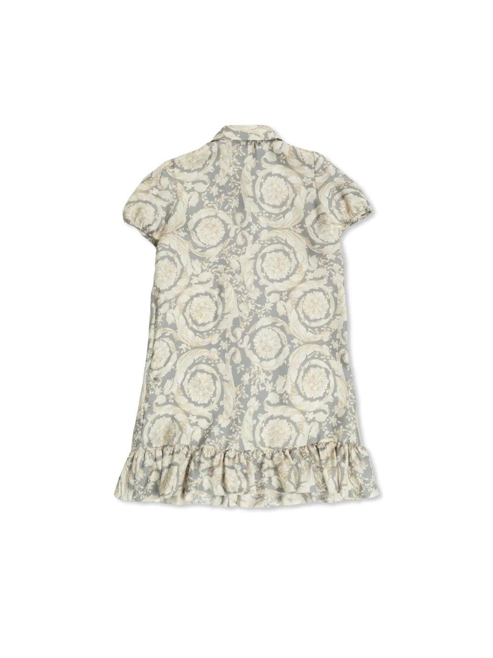 Barocco-print short dress 