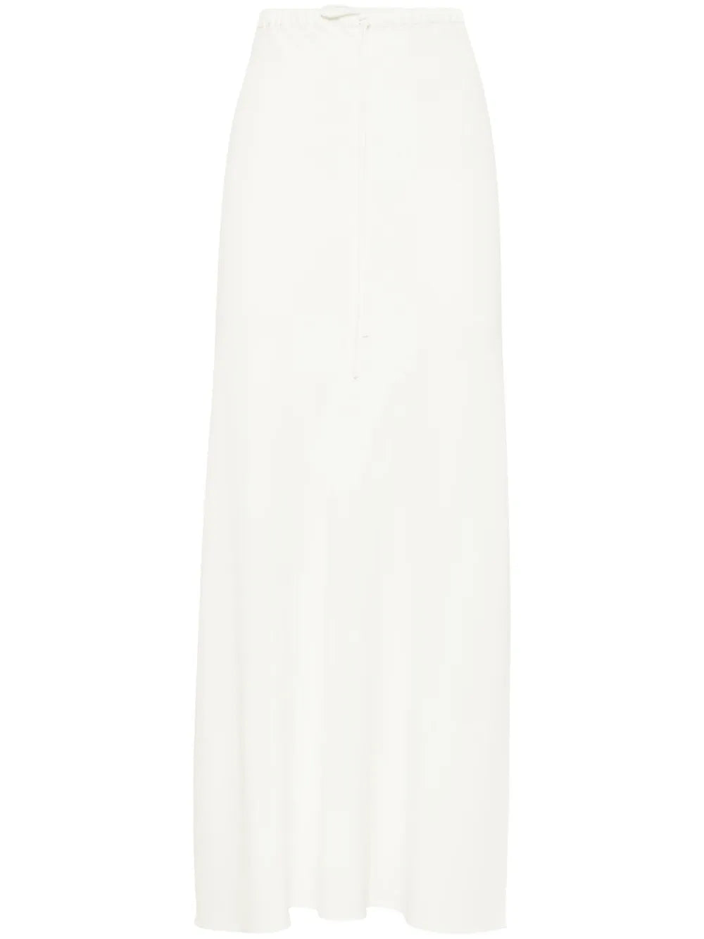 bias-cut maxi skirt