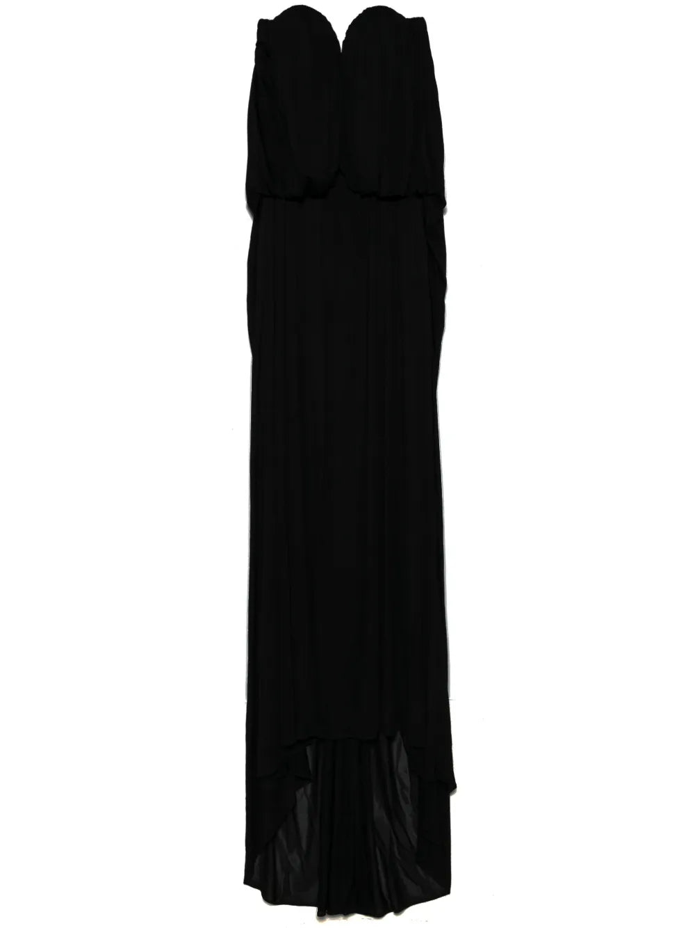 drape-detail maxi dress