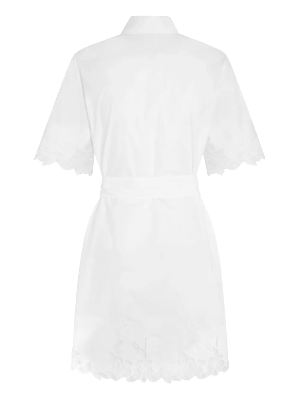 cut-out embroidered dress