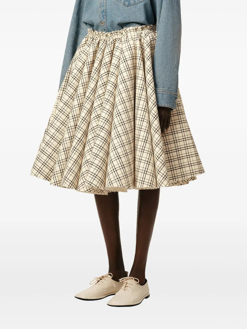 checkered skirt