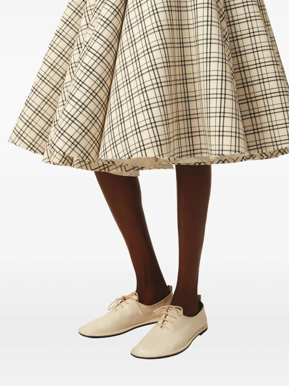 checkered skirt
