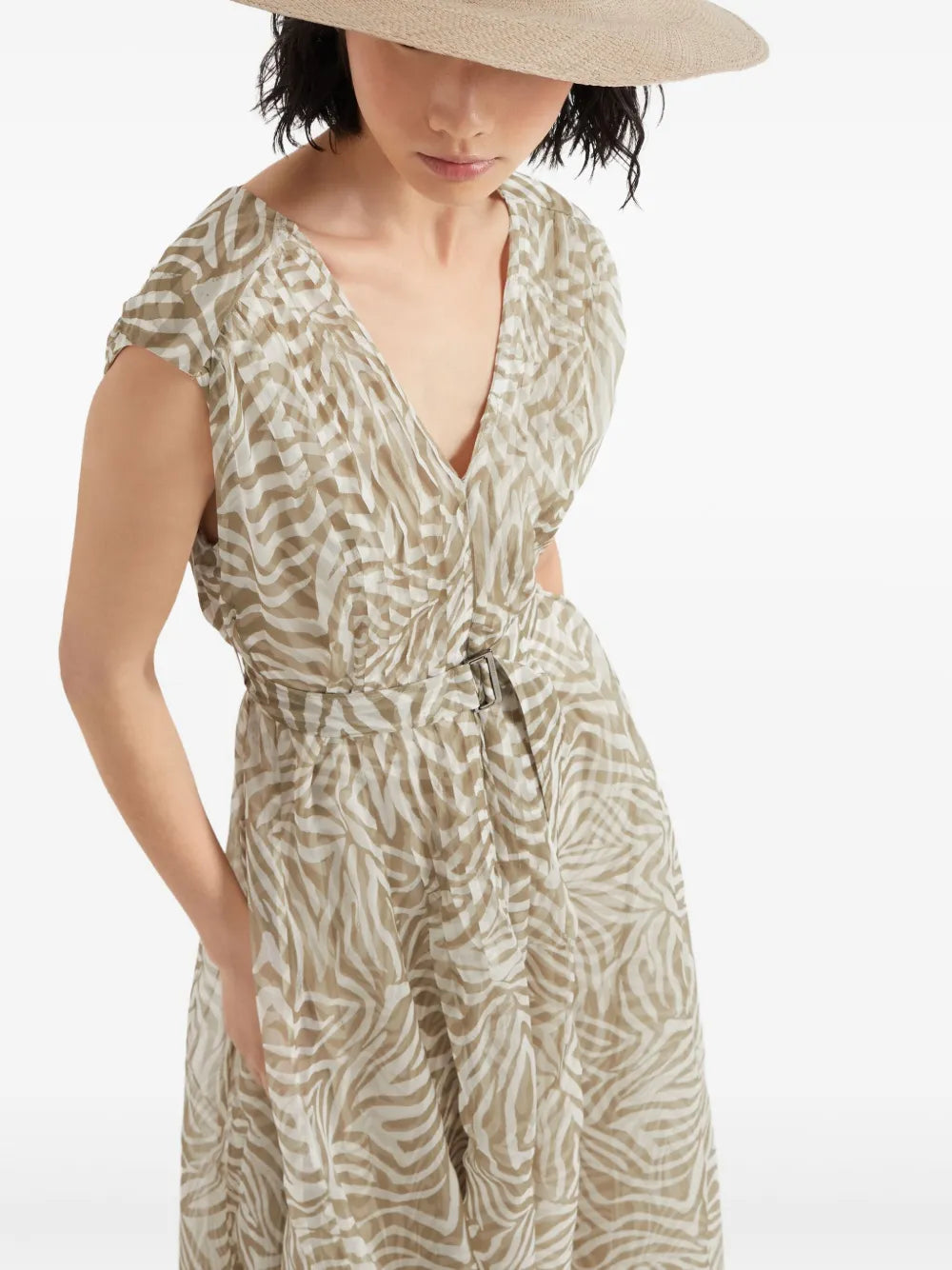 Printed Silk Dress