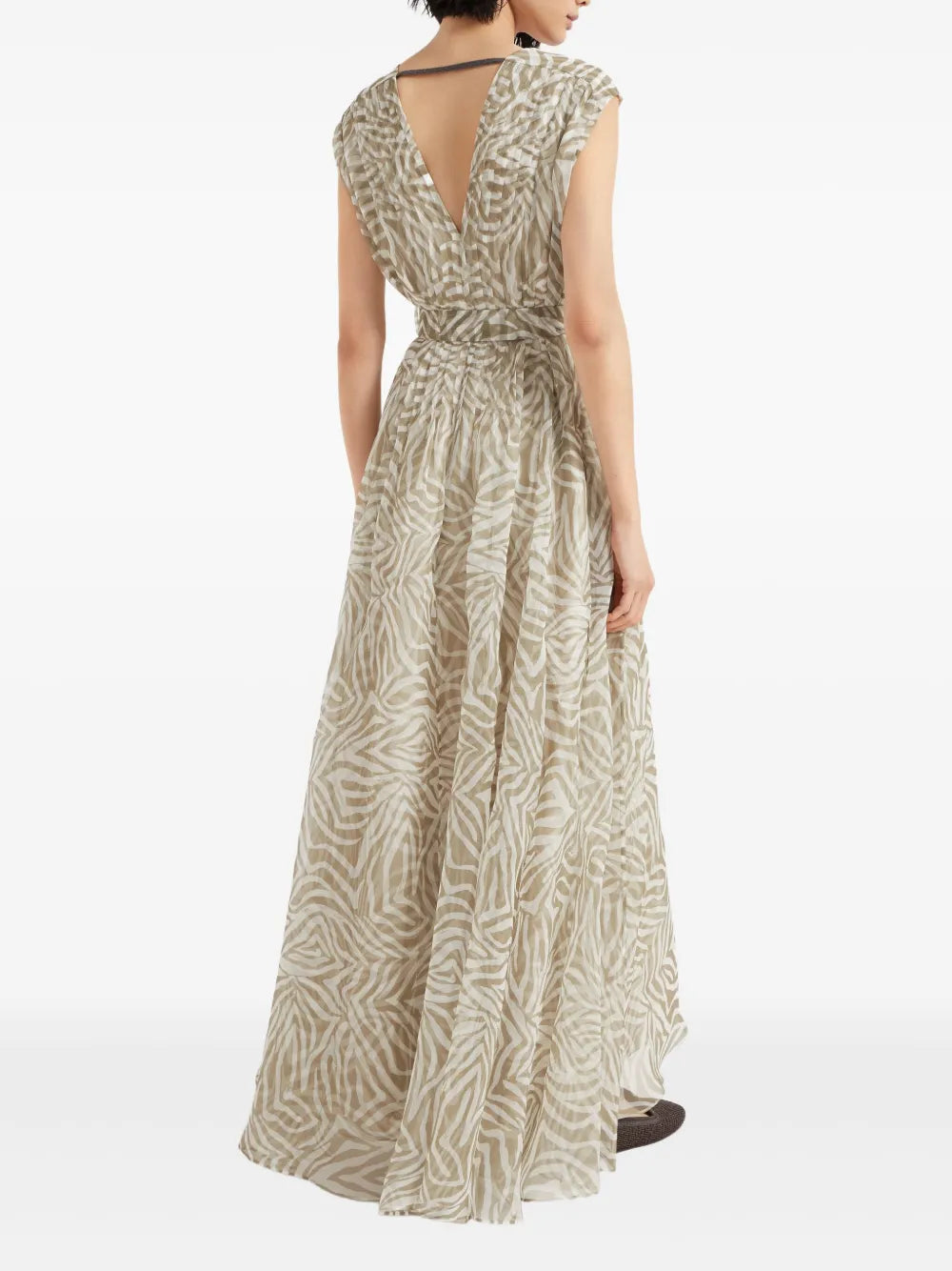 Printed Silk Dress