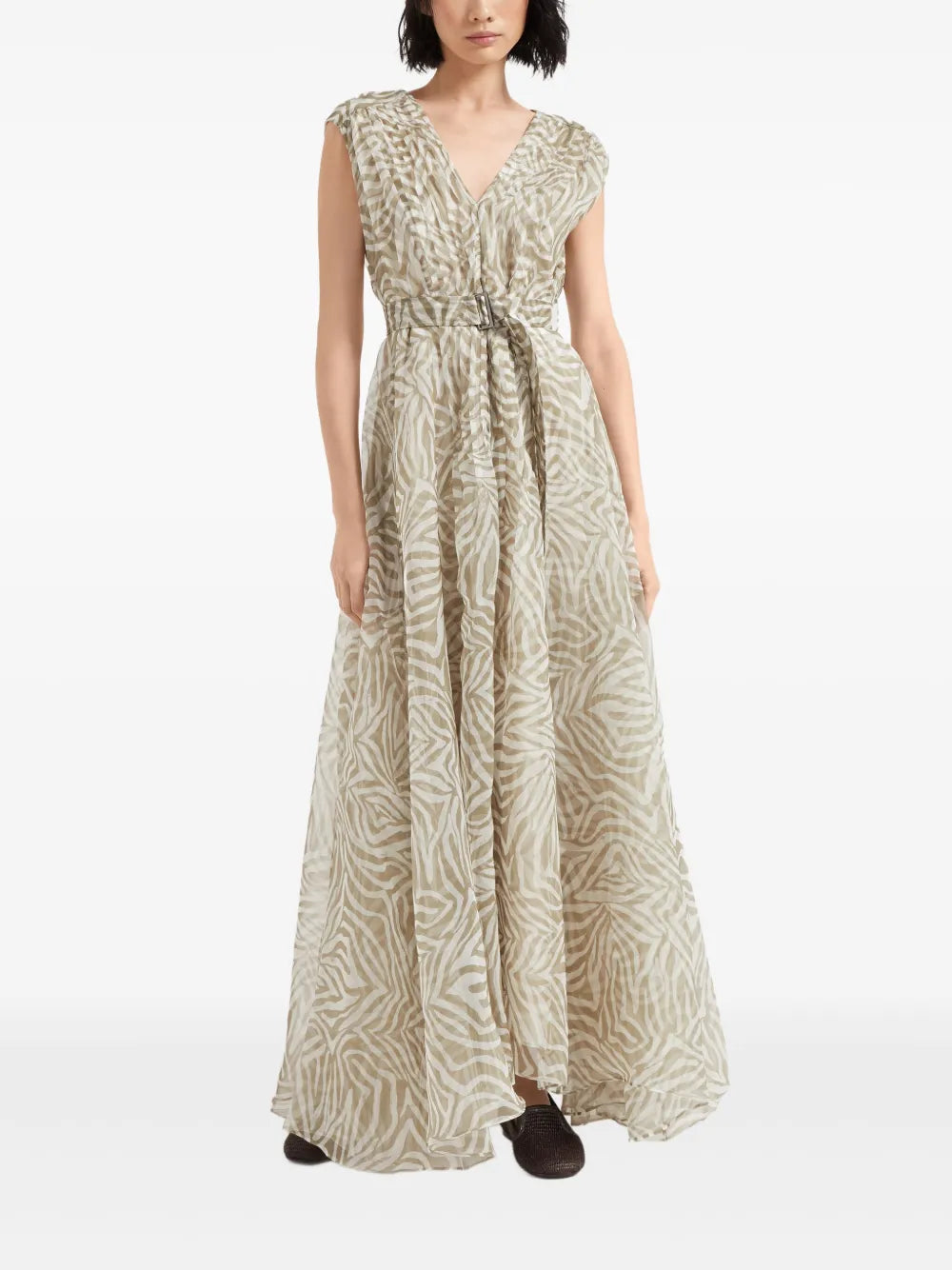 Printed Silk Dress