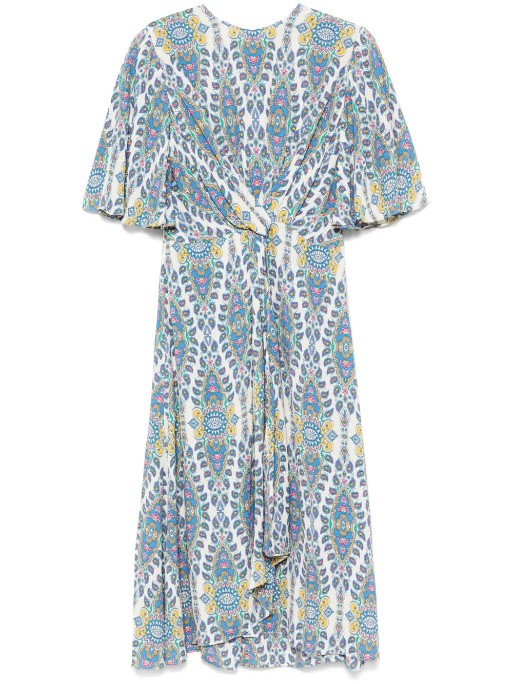 printed midi dress
