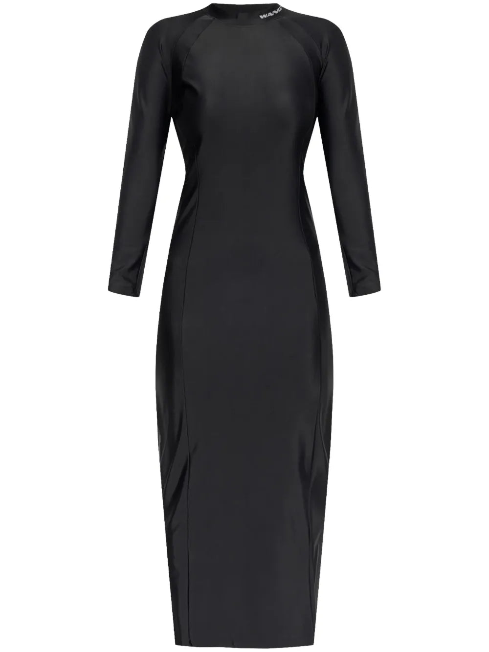logo-print midi dress