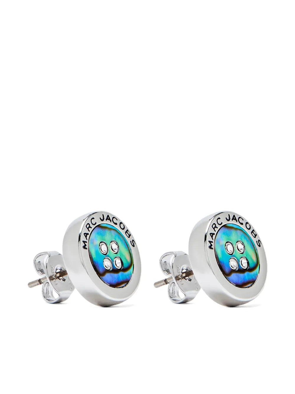 Button earrings