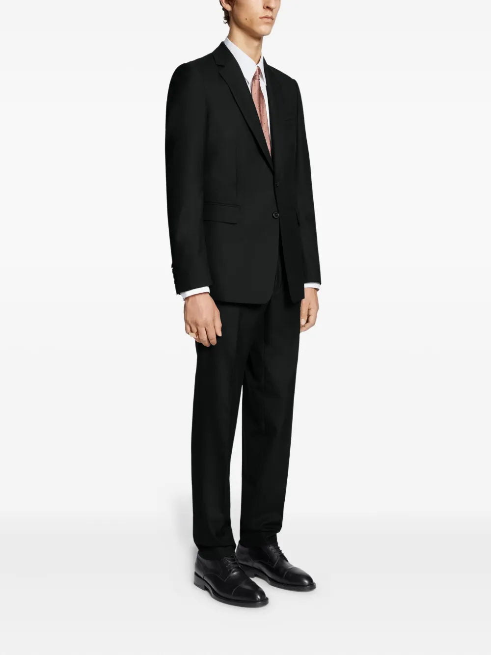 wool slim-fit suit