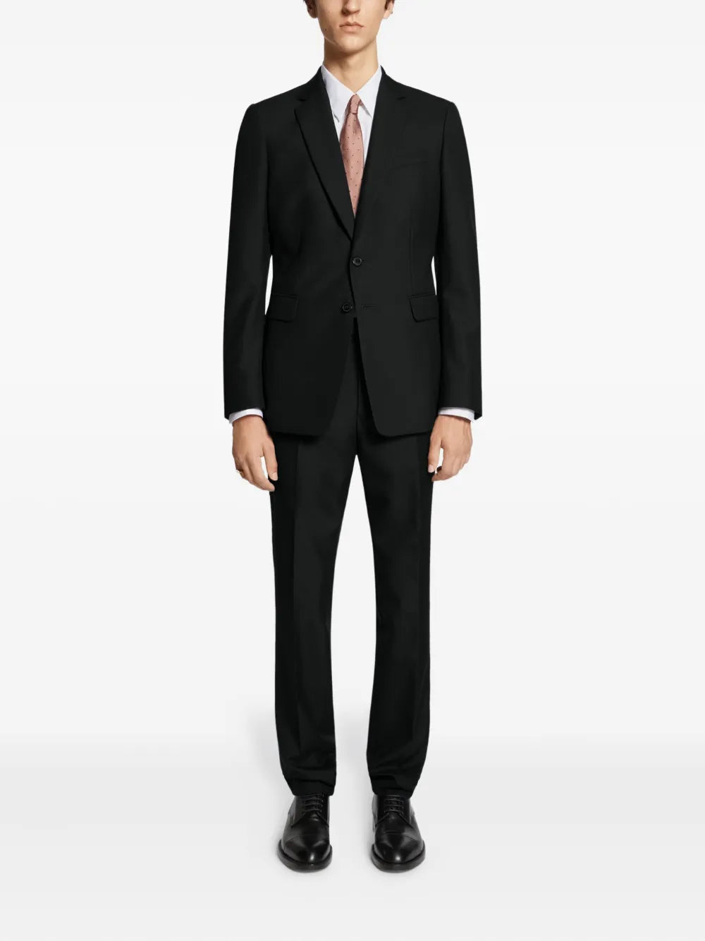 wool slim-fit suit