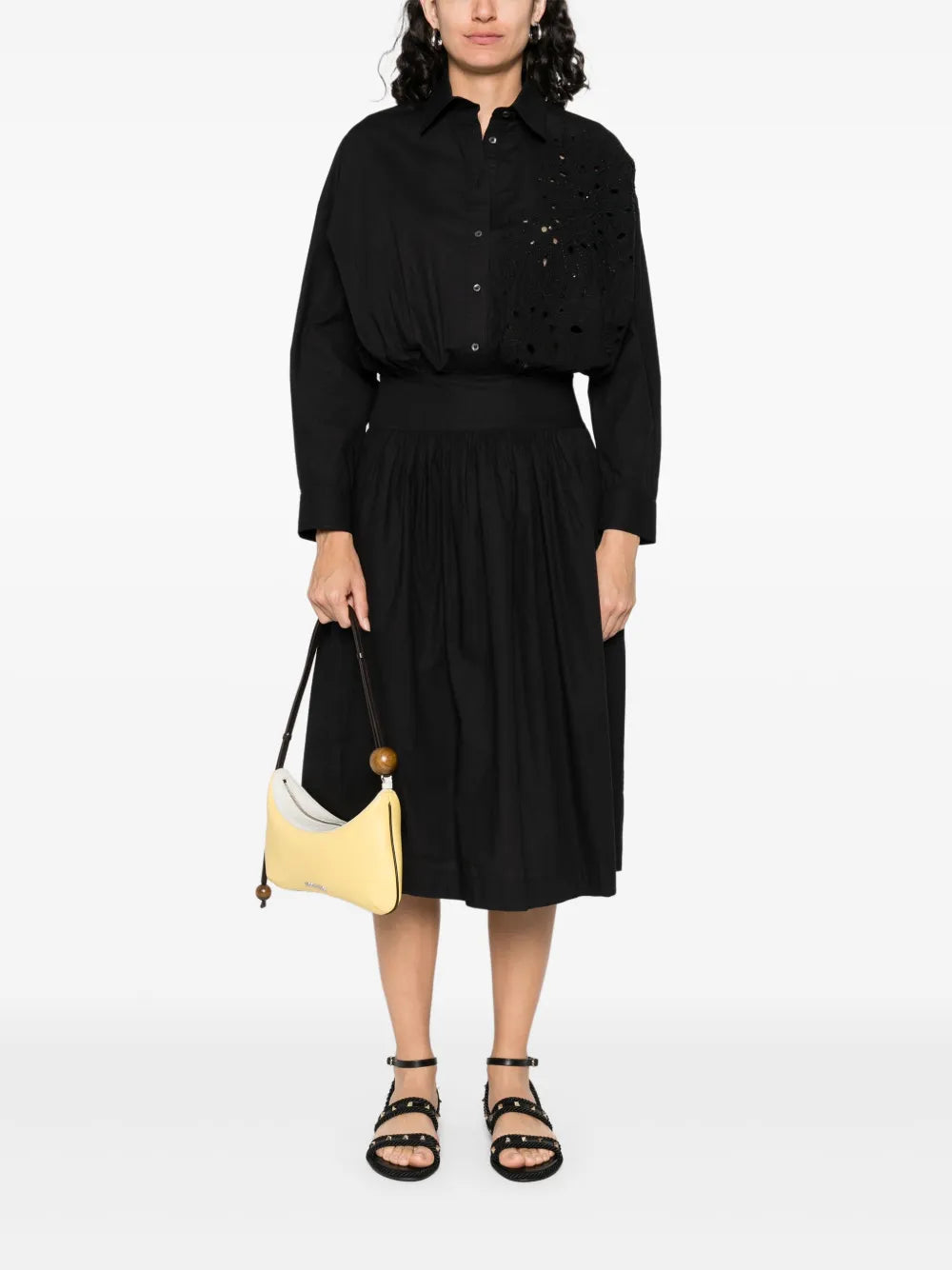 cotton midi dress