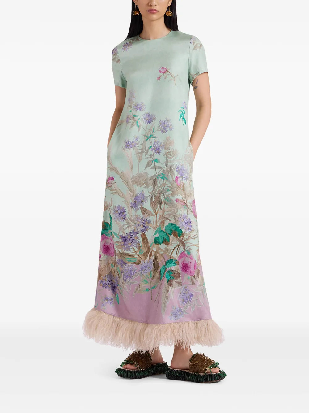 Swing midi dress