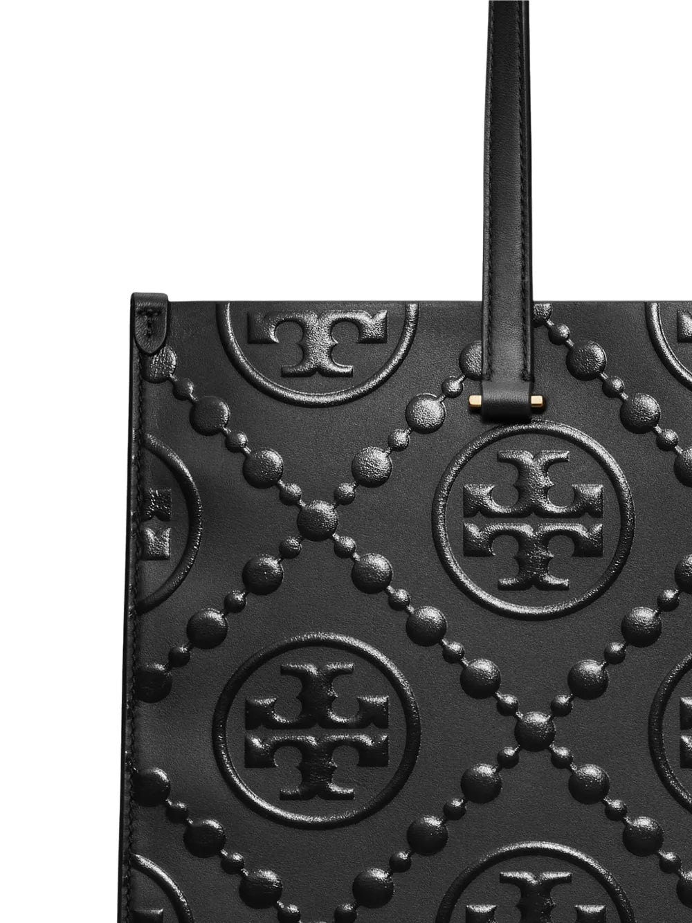monogram-pattern tote bag