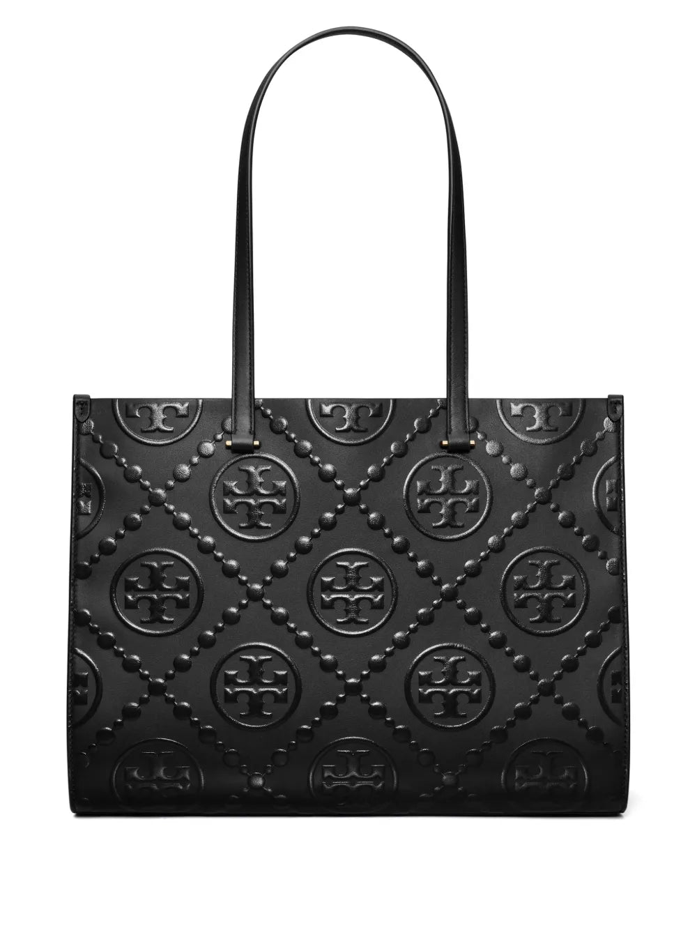 monogram-pattern tote bag