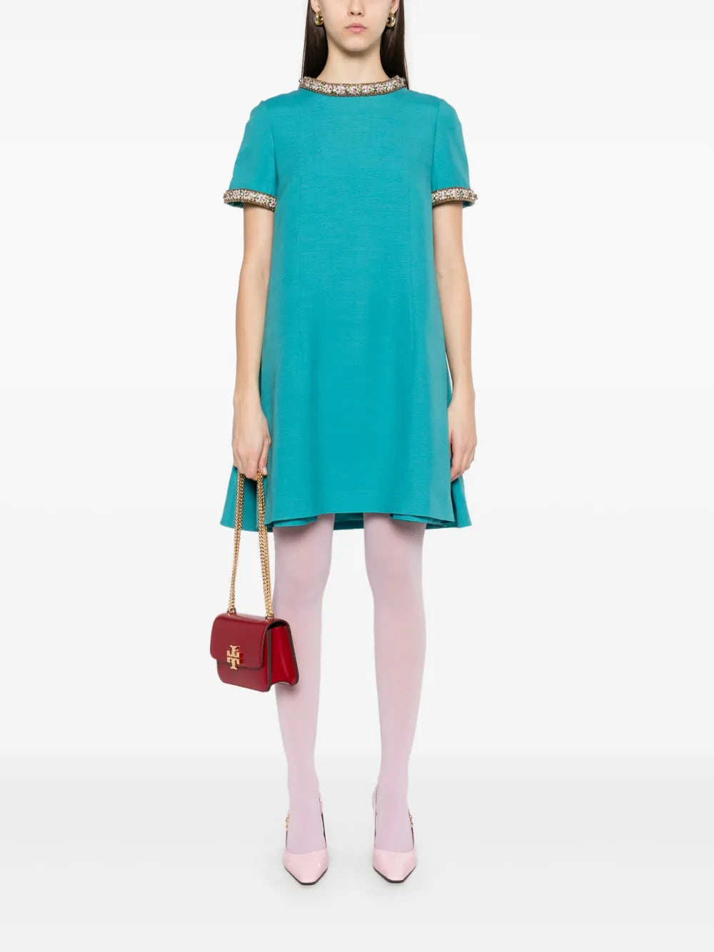 crystal-embellished dress