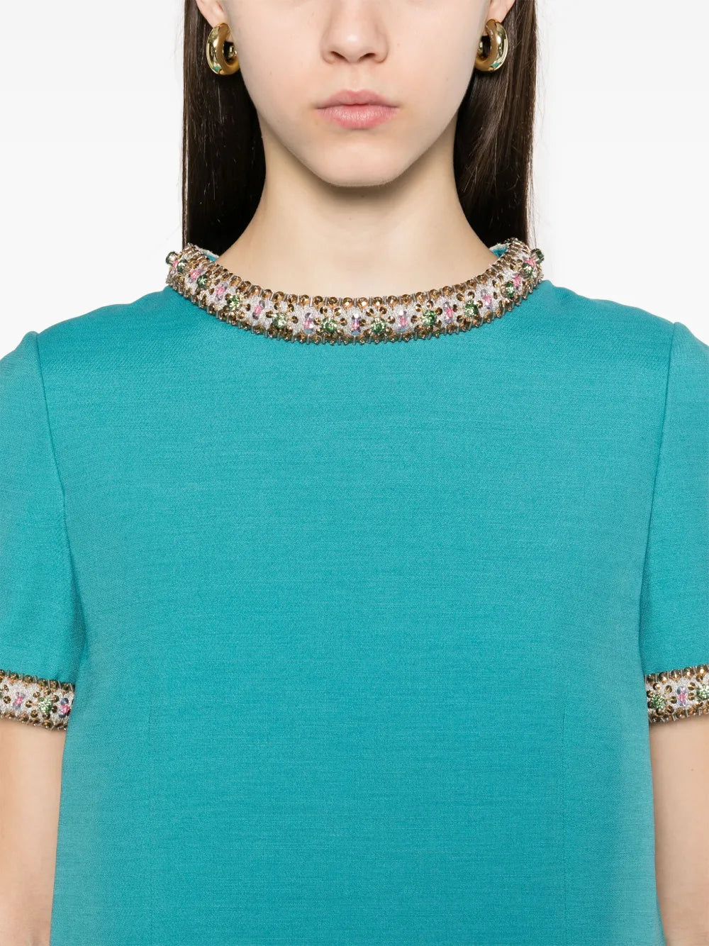 crystal-embellished dress