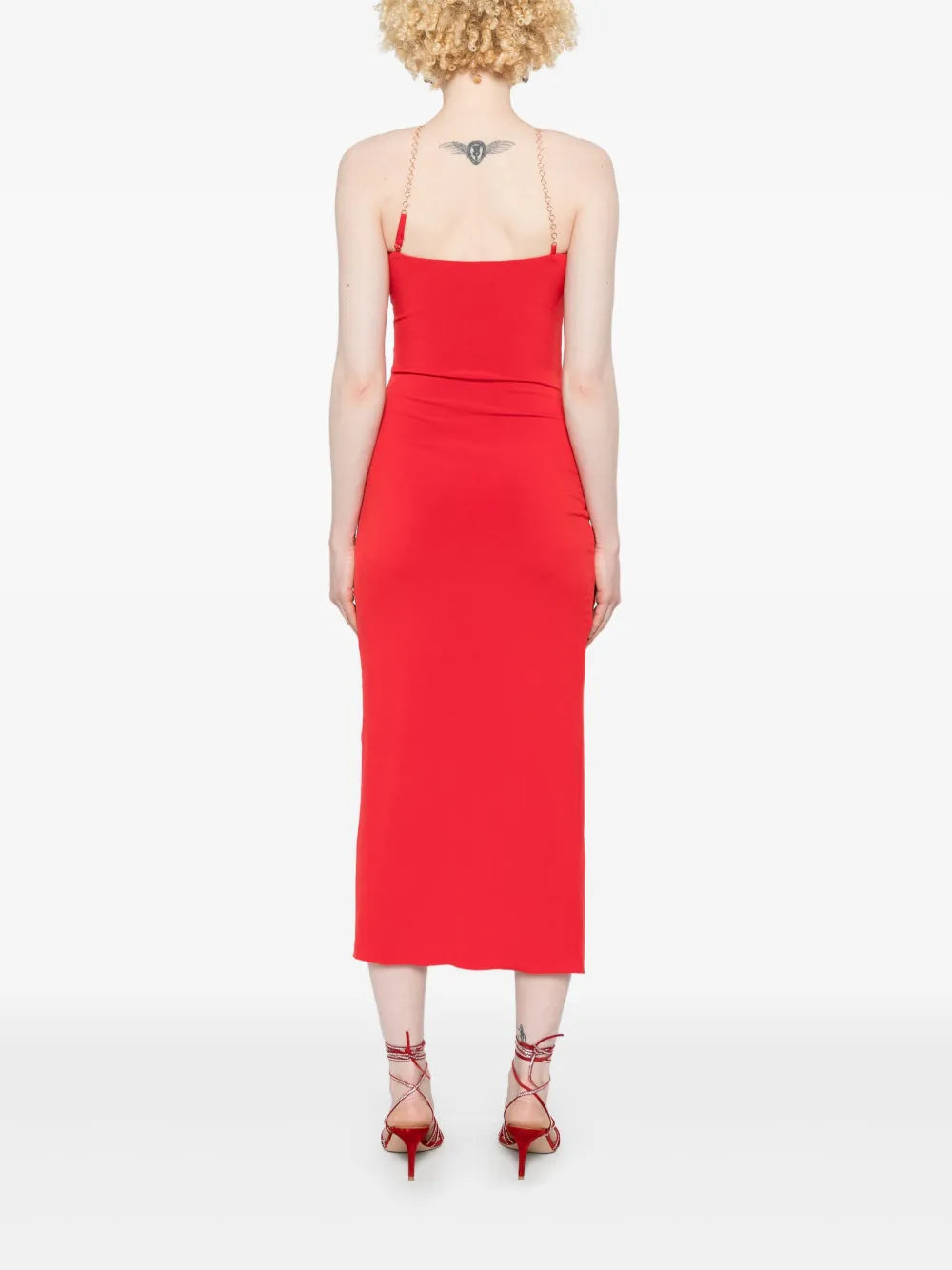 halterneck maxi dress