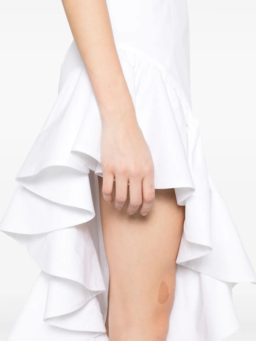 ruffled maxi dress