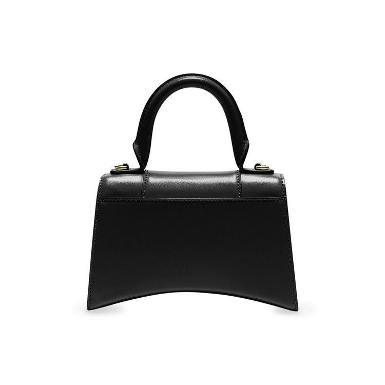 Balenciaga Hourglass XS Top Handle Bag Black