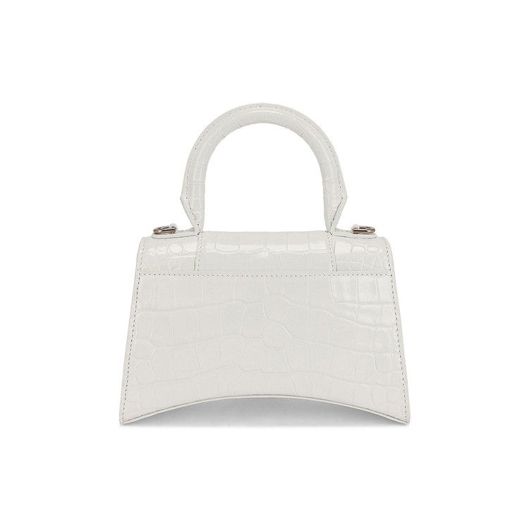 Balenciaga Hourglass XS Top Handle Bag White