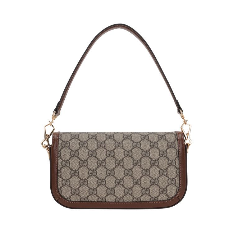Gucci Horsebit 1955 Shoulder Bag Beige/Ebony