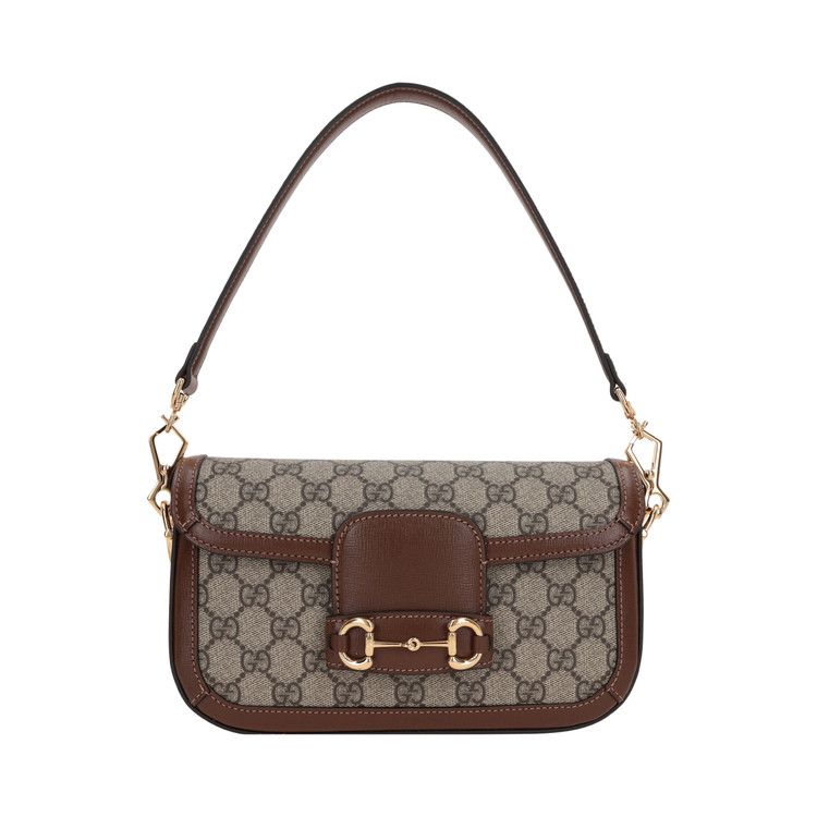 Gucci Horsebit 1955 Shoulder Bag Beige/Ebony