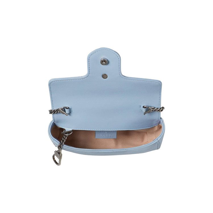 Gucci GG Marmont Super Mini Bag Pastel Blue