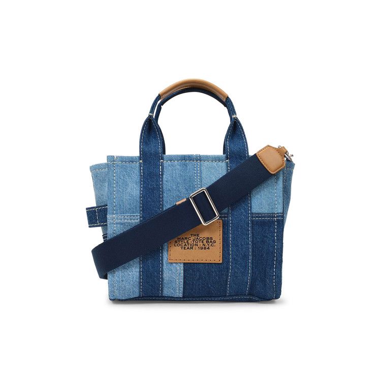 Marc Jacobs Denim Mini Tote Bag Blue