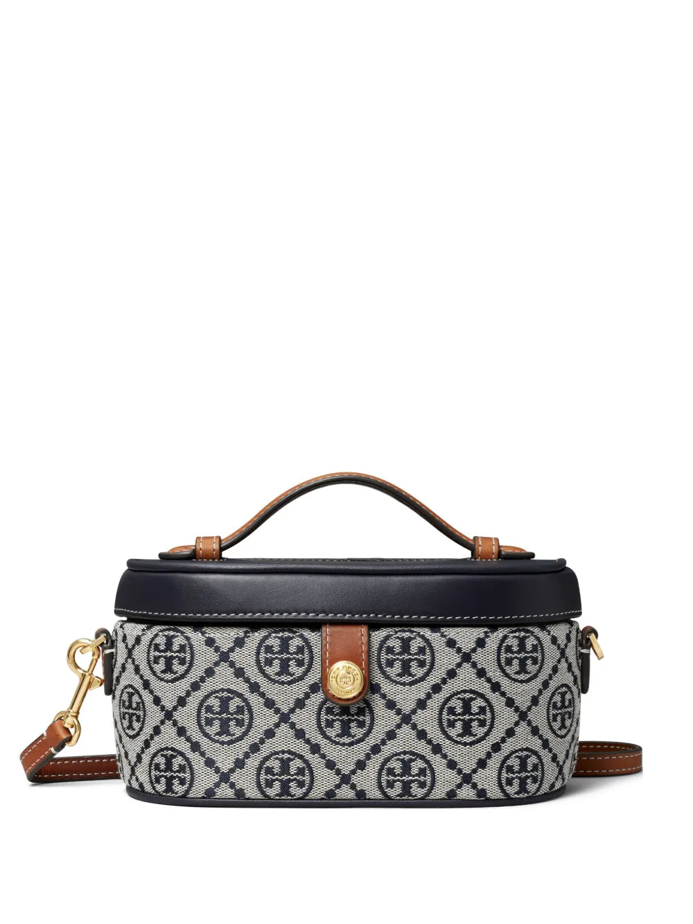 monogram-pattern tote bag