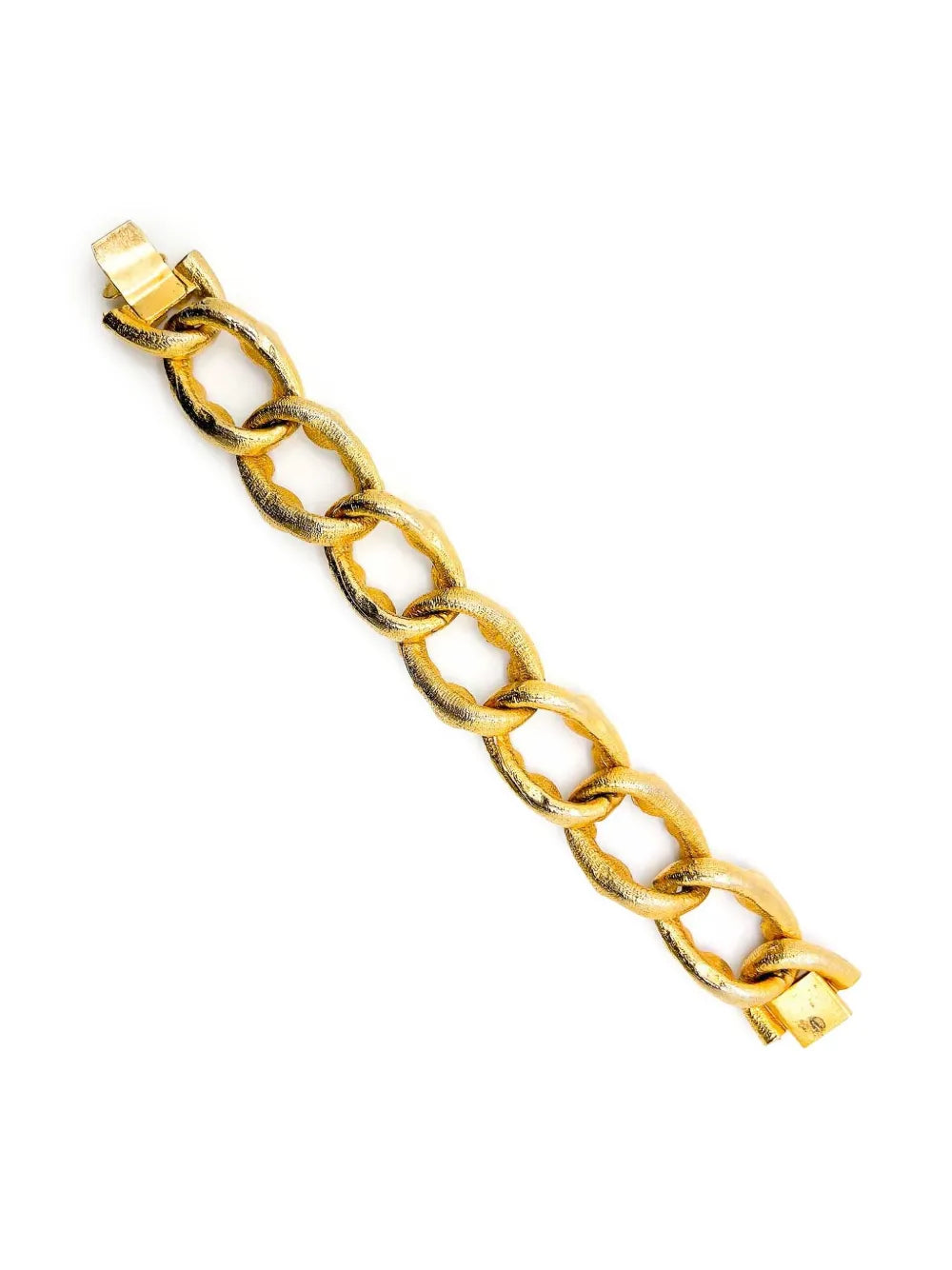 1960s pre-owned crystal-embellished curb bracelet