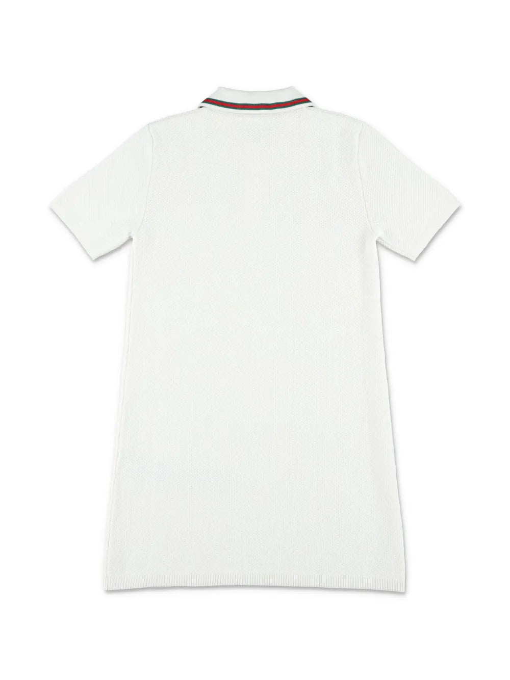 Web-stripe trim dress