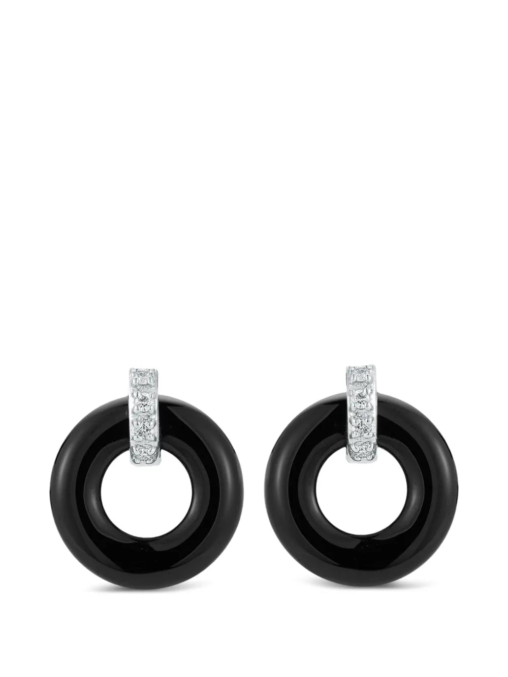 door knocker donut earrings