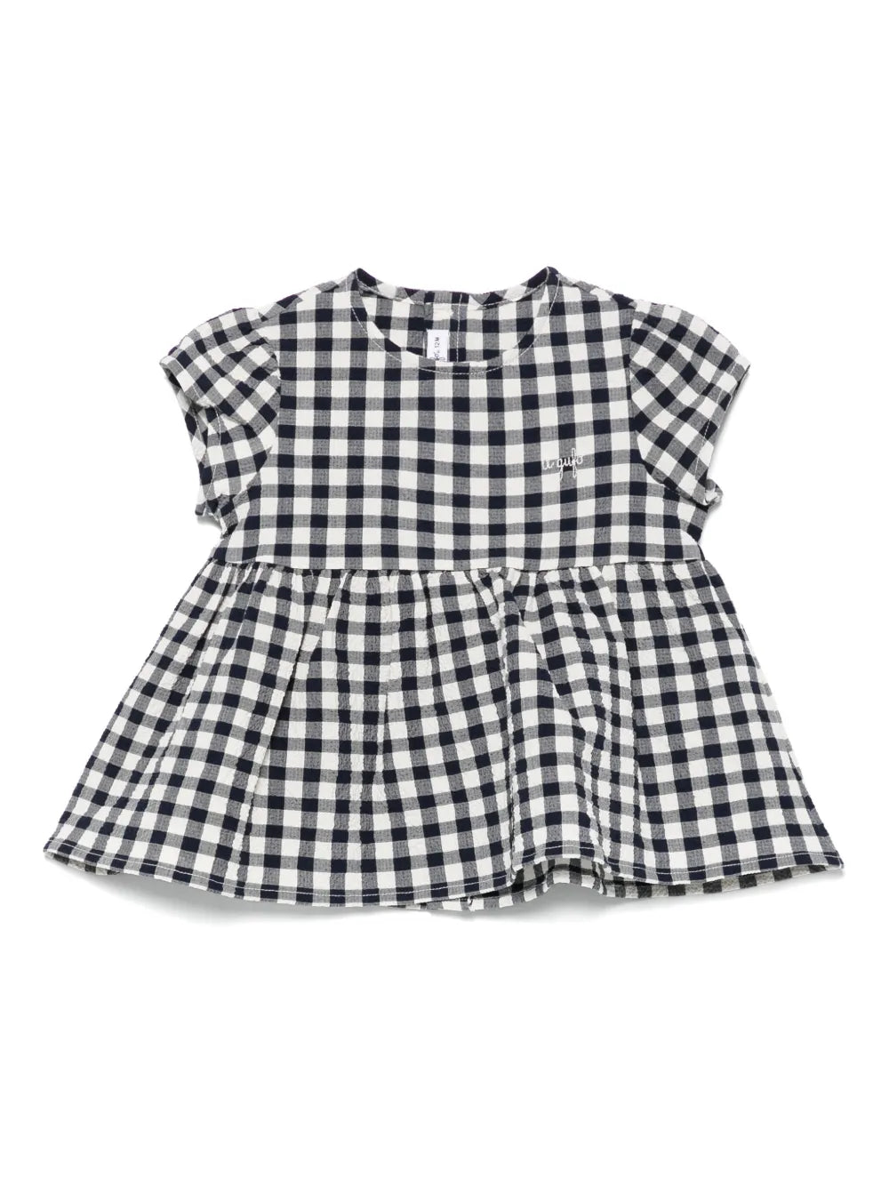 check-pattern dress 