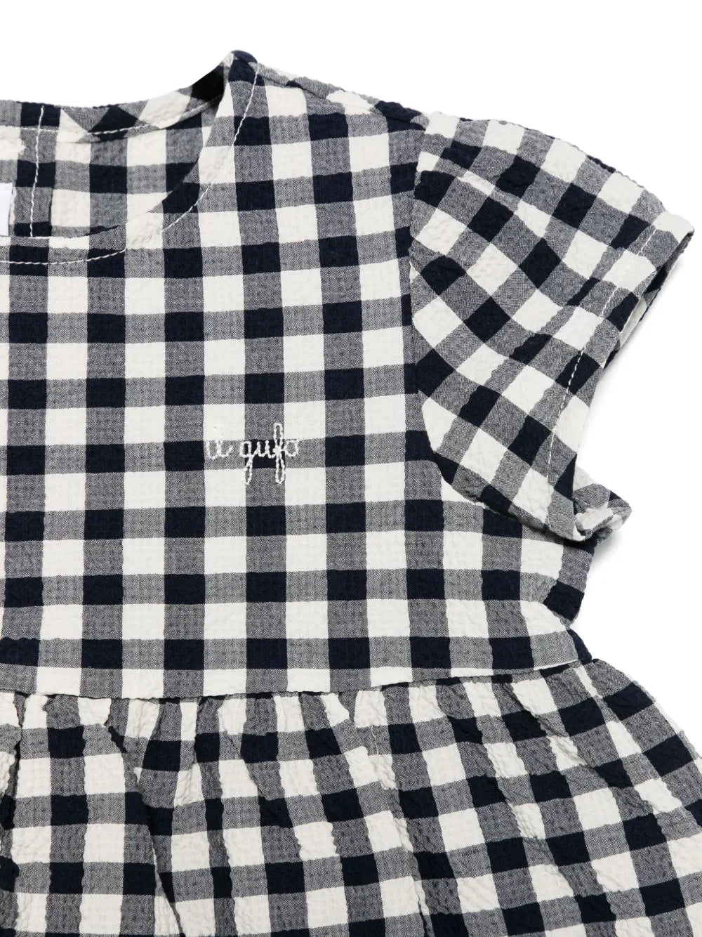 check-pattern dress 