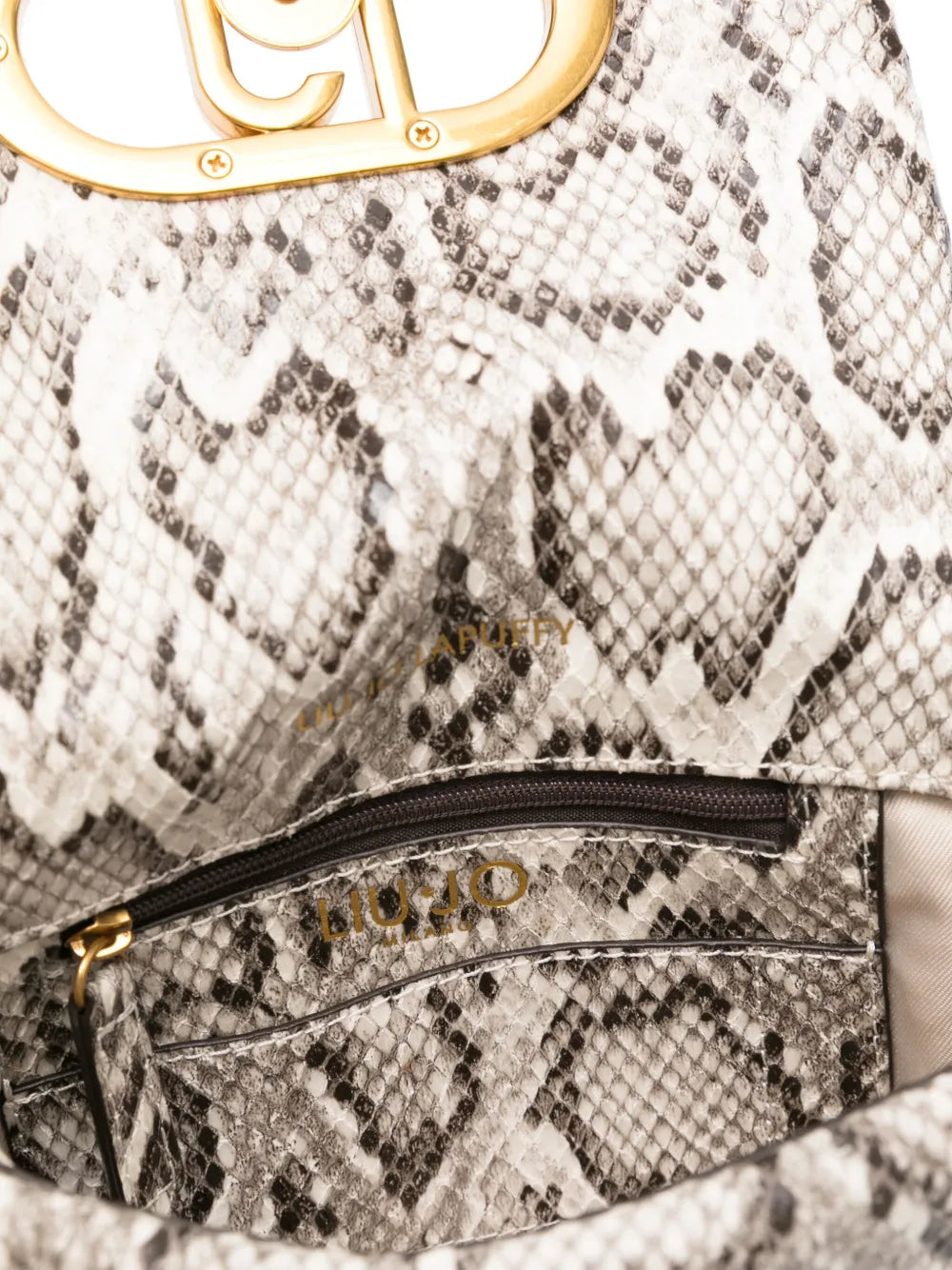 small snakeskin-print cross body bag