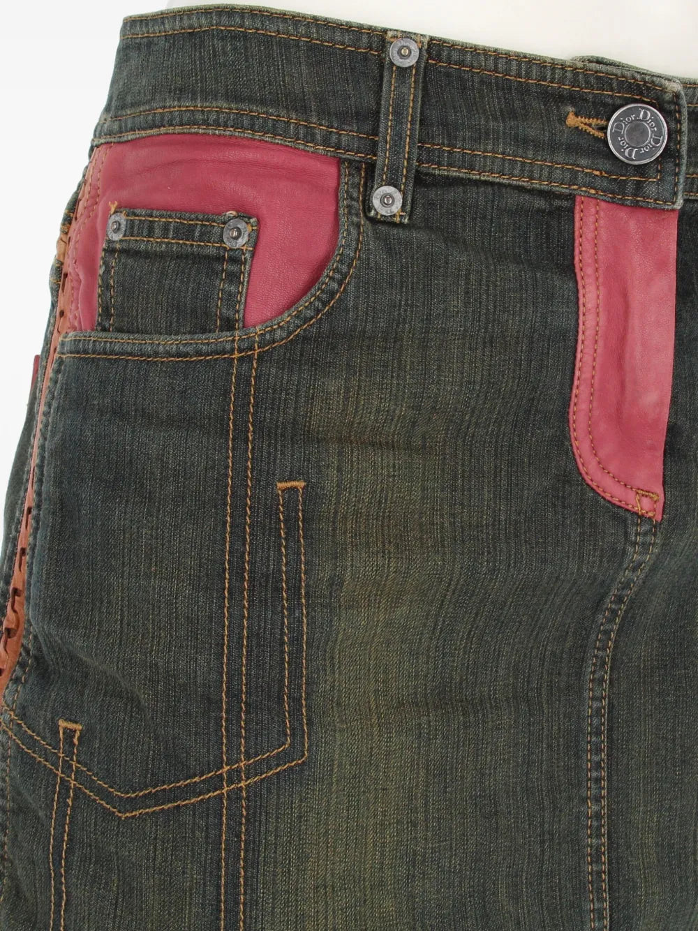 2000s denim skirt