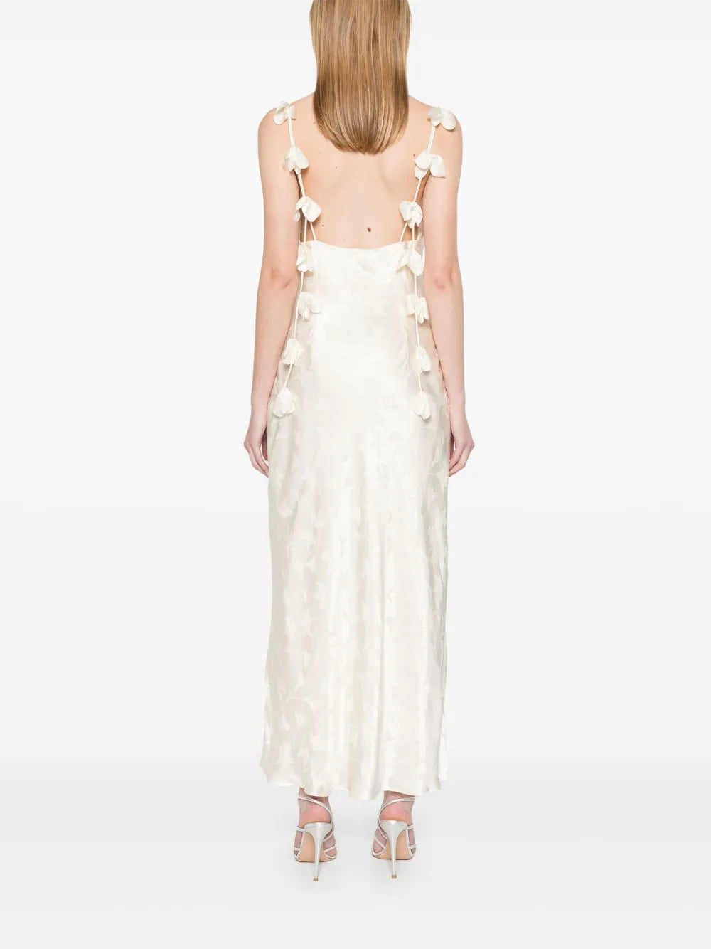 satin midi dress