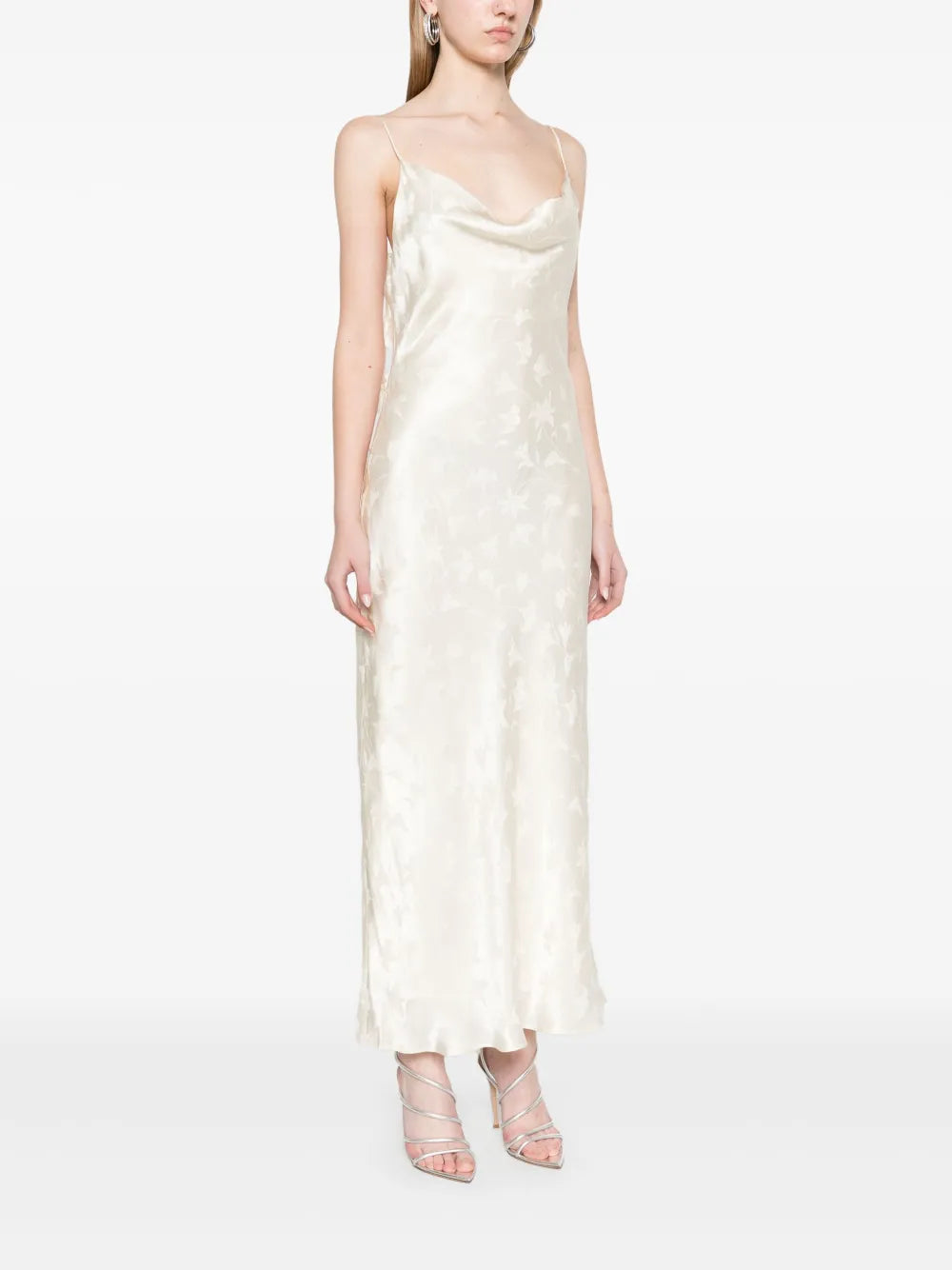 satin midi dress