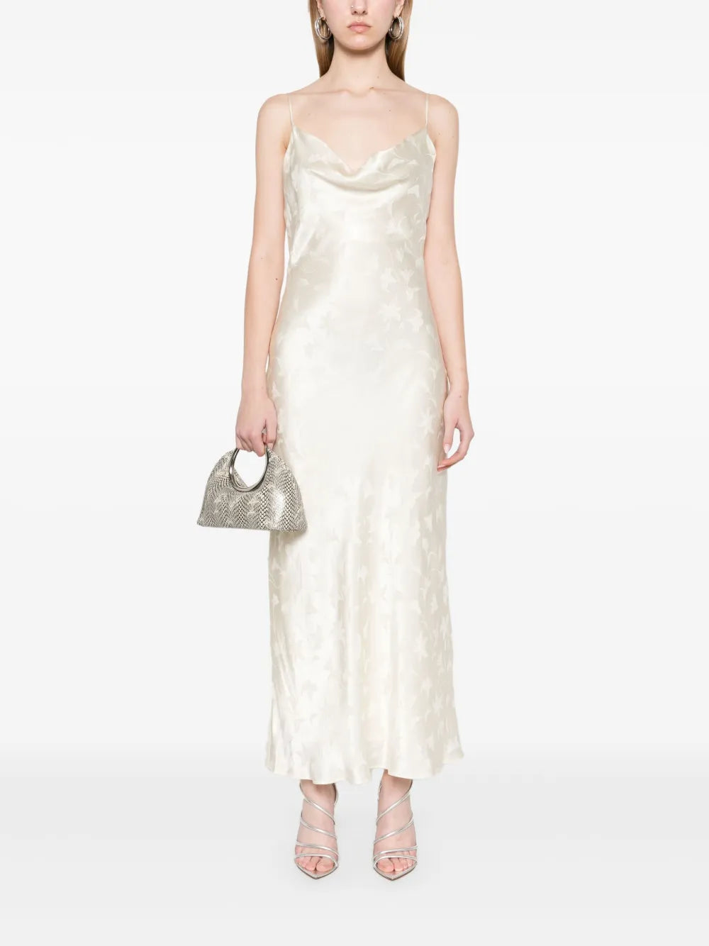 satin midi dress