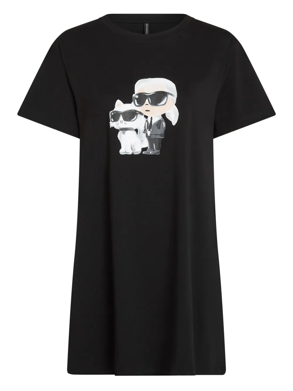Ikon sketch short-sleeved pajama dress