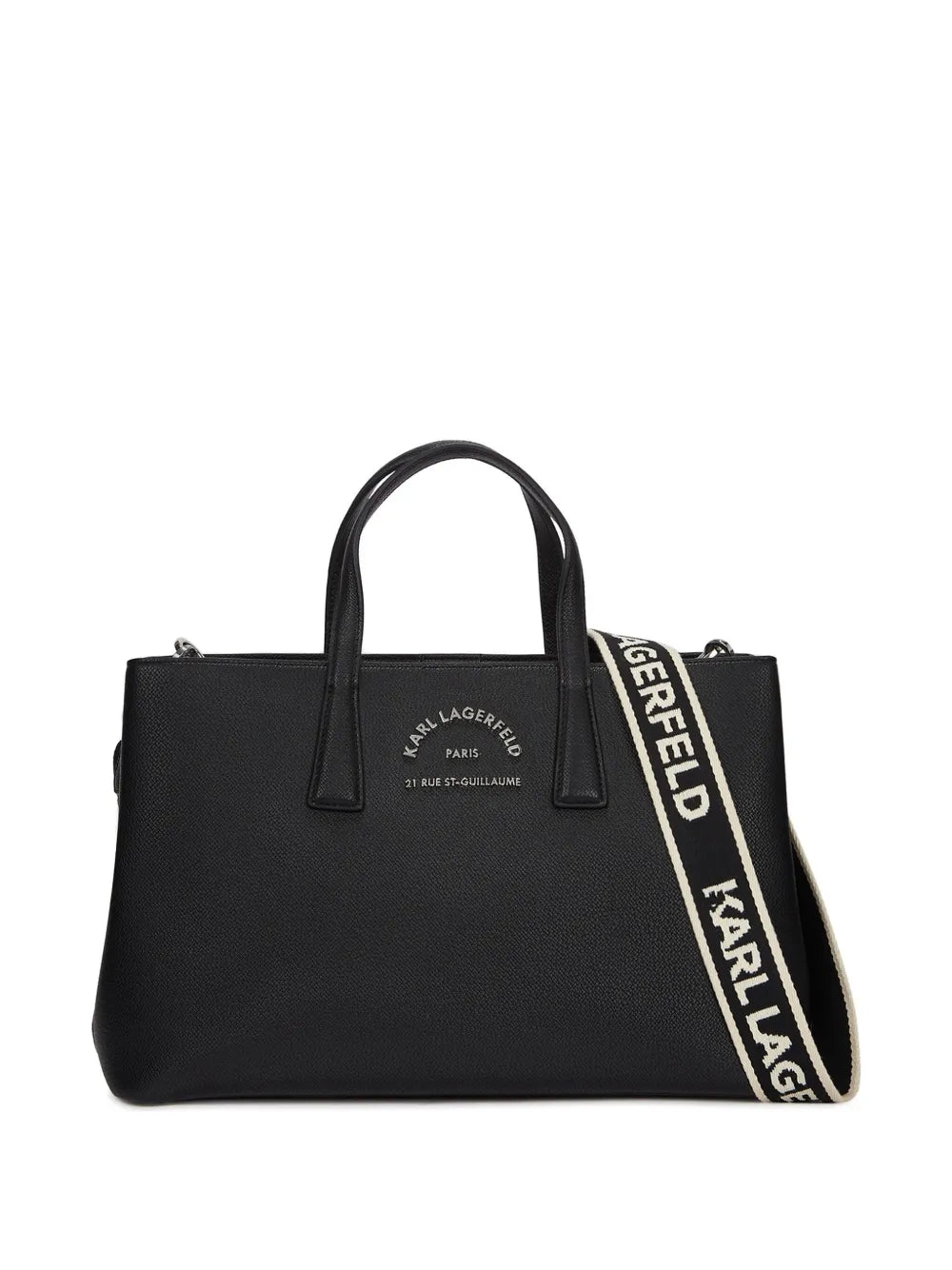 Rue St-Guillaume logo-plaque tote bag