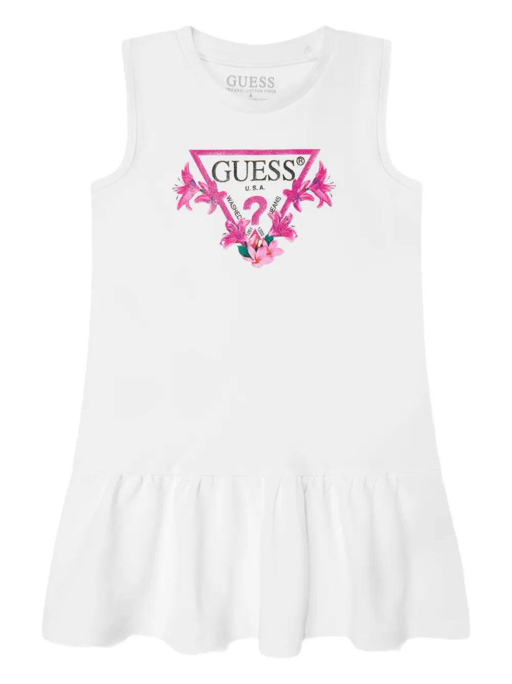 logo-print dress