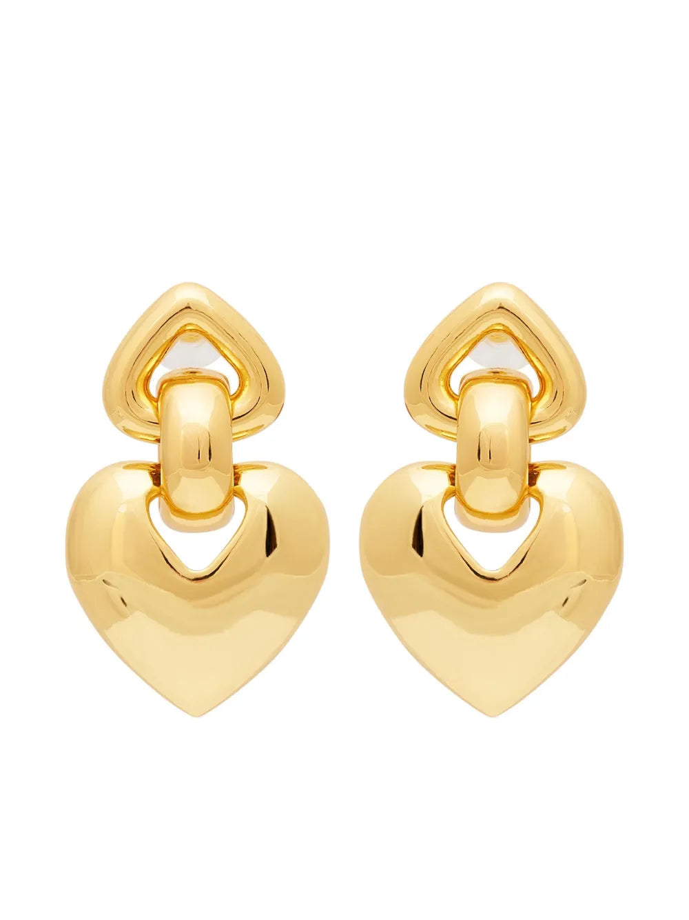 heart-motif earrings 