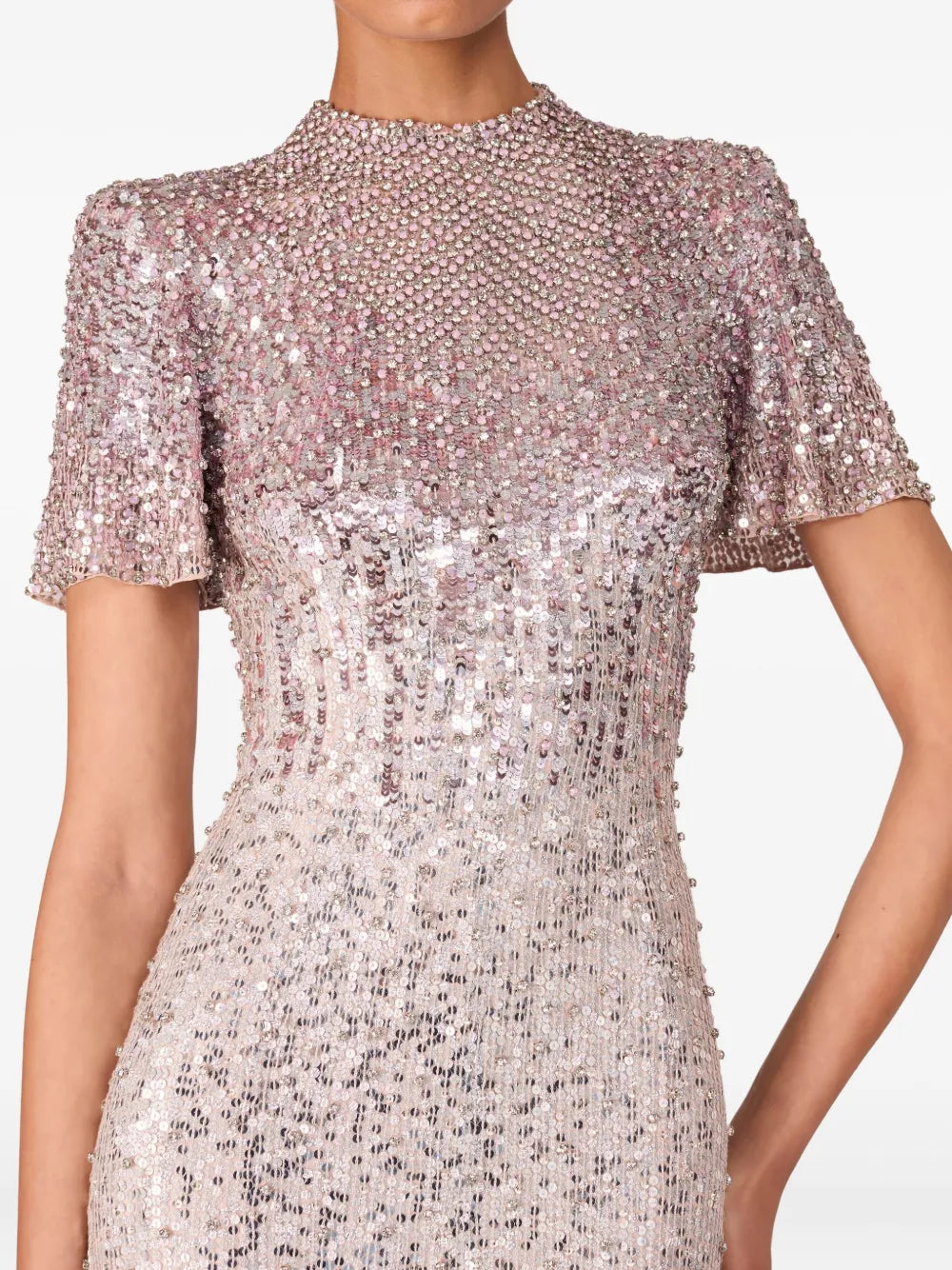 Jourdain sequin-embellished gown